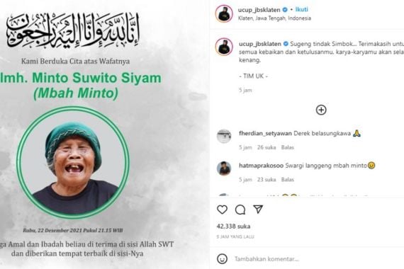 Berita Duka: Mbah Minto YouTuber asal Klaten Meninggal Dunia - JPNN.COM