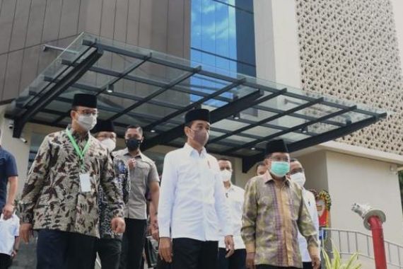 JK Didampingi Anies Baswedan, Jokowi Resmikan Kantor Penting Ini - JPNN.COM