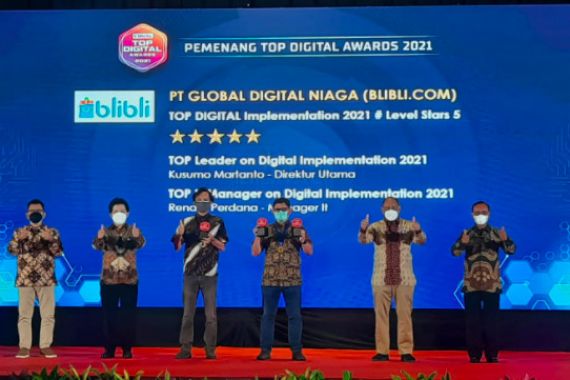 Blibli Raih 3 Penghargaan di Ajang Top Digital Awards 2021 - JPNN.COM
