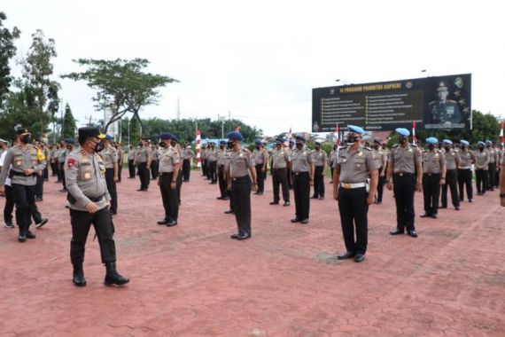 Arahan Irjen Panca di Depan 447 Personel Tegas, soal Nama Baik Polri - JPNN.COM