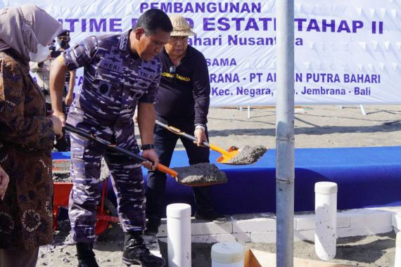 TNI AL Mulai Pembangunan Maritime Food Estate Jembrana - JPNN.COM