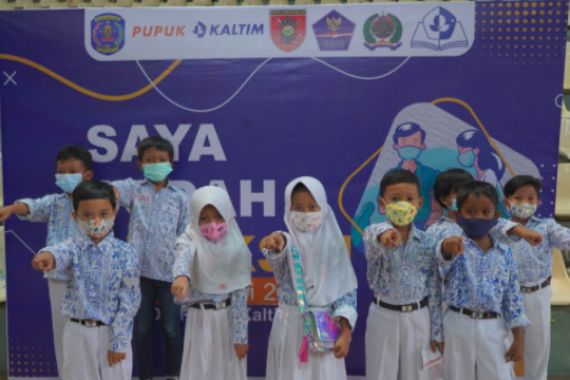 Pupuk Kaltim Gelar Vaksinasi Tahap Dua Untuk Anak-Anak di Kota Bontang - JPNN.COM