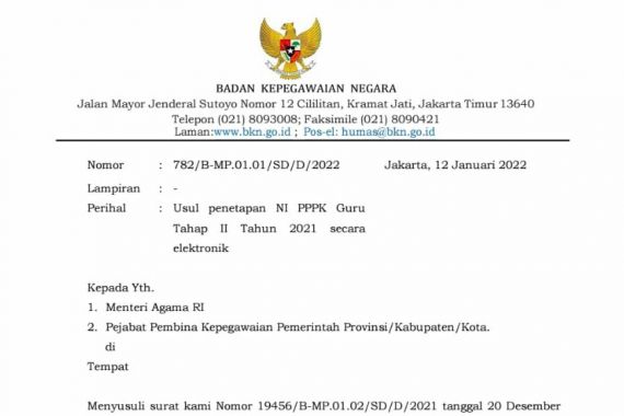 BKN Ingatkan Batas Waktu Pengisian DRH Penetapan NIP PPPK Guru Tahap 2, Jangan Ditunda - JPNN.COM