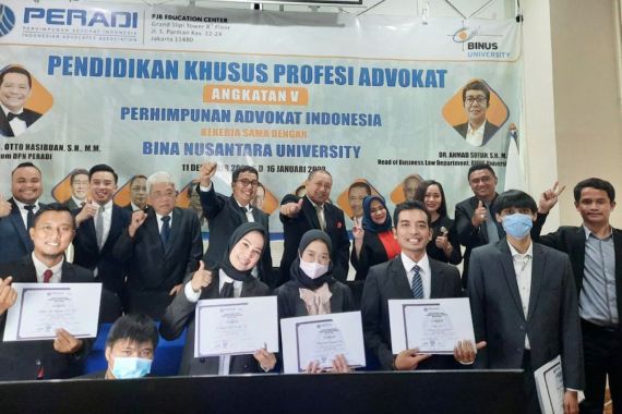 Peradi Gandeng Binus University Menggelar PKPA - JPNN.COM