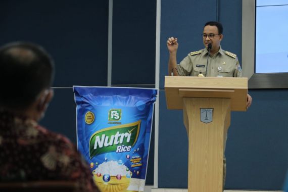 Anies Baswedan Meluncurkan Beras Fortifikasi FN Nutri Rice - JPNN.COM