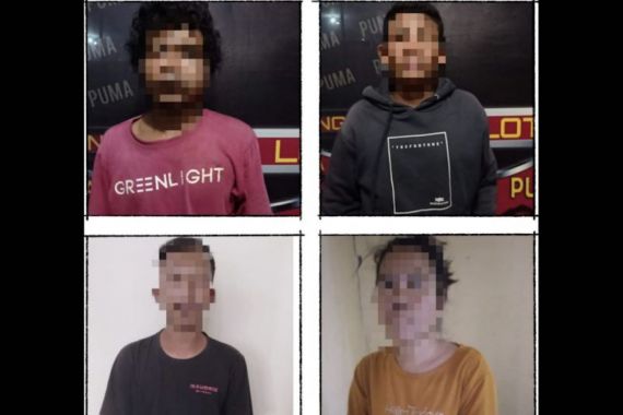 Berbuat Tak Terpuji, Tiga Pria dan Satu Wanita Ditangkap Polisi - JPNN.COM