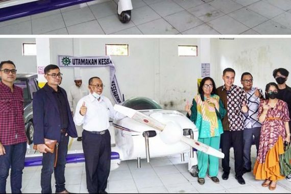 Dirjen Vokasi Menghibahkan Pesawat Terbang Berawak 2 Karya Insinyur Kemal Singgih - JPNN.COM