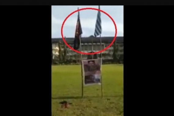Ada Bendera Terlarang Berkibar di Unram, Heboh, Polisi Bergerak - JPNN.COM