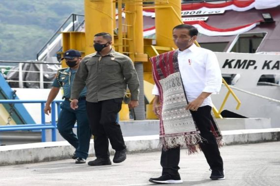 Jokowi Meresmikan 7 Pelabuhan Penyeberangan dan 4 Kapal di Danau Toba - JPNN.COM