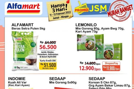 Promo Weekend JSM Alfamart, Beras Hingga Sabun Murah Banget, Yuk Bun Diborong! - JPNN.COM