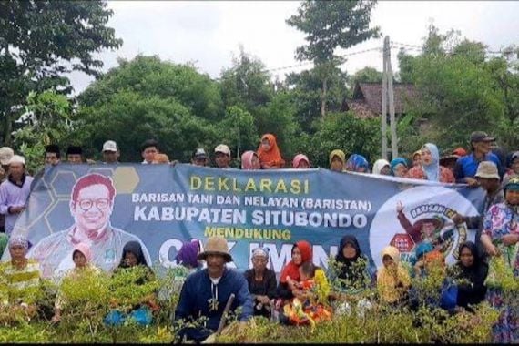 Barisan Petani dan Nelayan Situbondo Dukung Gus Muhaimin Maju Capres 2024 - JPNN.COM