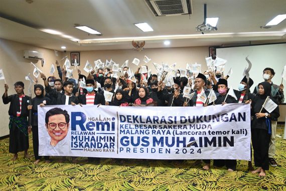 Sakera Muda Malang Raya Dukung Gus Muhaimin Maju Jadi Capres 2024 - JPNN.COM