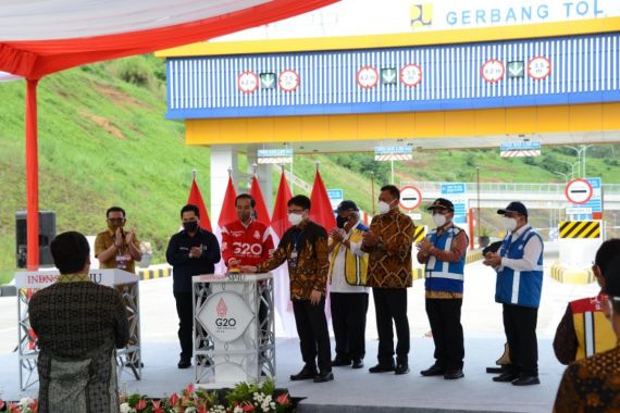 PT PP Rampungkan Pembangunan Ruas Tol Danowudu-Bitung, Akses Menuju KEK Makin Mudah - JPNN.COM