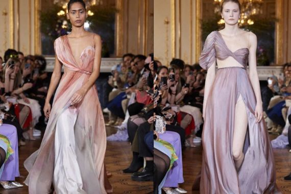 Gaun Kolaborasi Brand Indonesia dan Leanne Marshall Memukau Paris Fashion Week - JPNN.COM