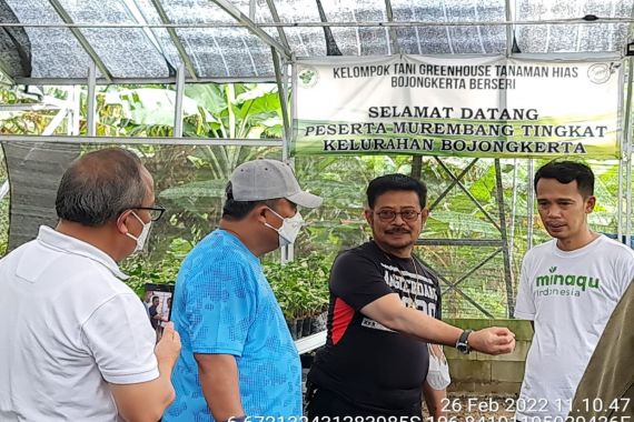 Kementan: Program Green House di Bogor Cikal Bakal Pemasok Tanaman Hias Ekspor - JPNN.COM