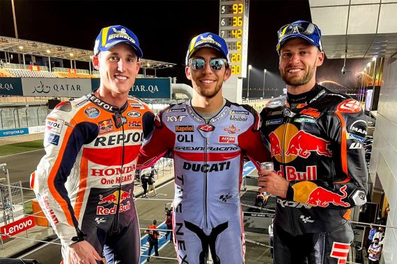 Hasil MotoGP Qatar 2022: Enea Bastianini Juara, 6 Pembalap jadi Korban - JPNN.COM