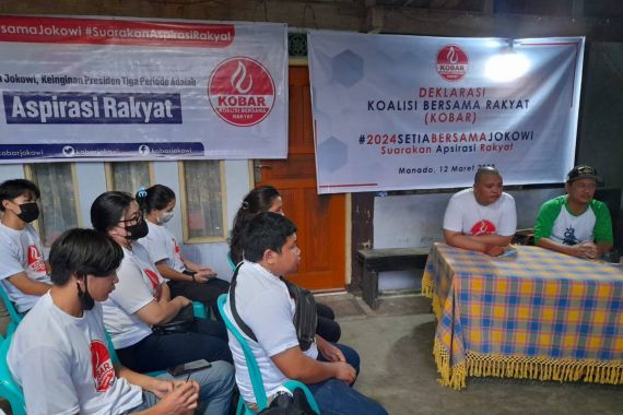 KOBAR Sulut Deklarasikan Jokowi Tiga Periode - JPNN.COM