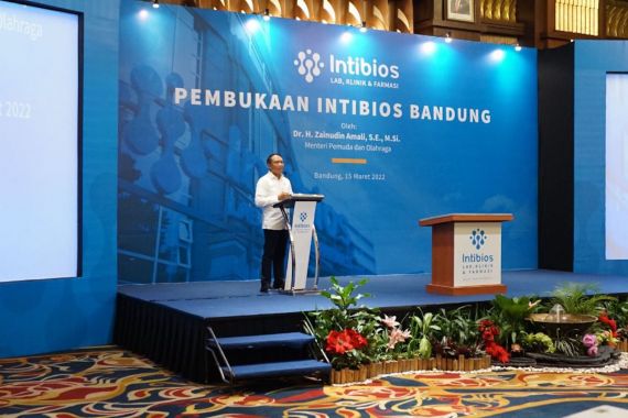 Menpora Tandatangani Prasasti Hadirnya Layanan Kesehatan Intibios di Bandung - JPNN.COM