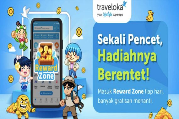 Begini Cara Dapat Diskon dan Promo Menarik di Reward Zone Traveloka - JPNN.COM
