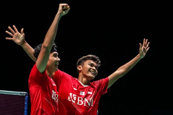 Tendang Duo China, Bagas/Fikri Lolos Perempat Final Korea Masters 2022 - JPNN.COM