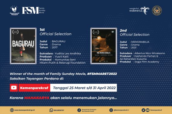 Selamat, Sandiaga Uno Umumkan Peraih Film Terbaik di Family Sunday Movie Periode Maret - JPNN.COM