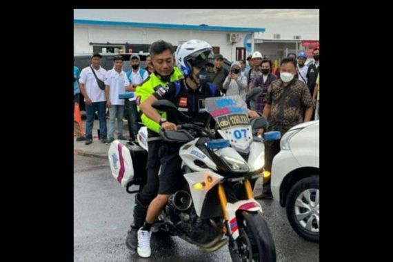 Bangga dan Deg-degan, Aipda Prayitno Penolong Pembalap MotoGP Franco Morbidelli - JPNN.COM