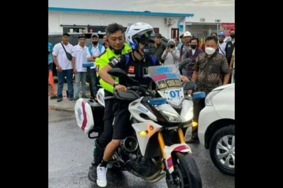 Polisi Ini Jadi Dewa Penyelamat Franco Morbidelli, Begini Ceritanya - JPNN.COM