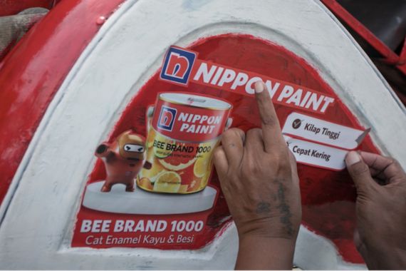 Rayakan HUT ke-77 RI, Nippon Paint Indonesia Kembali Gelar Gapura Merah Putih - JPNN.COM