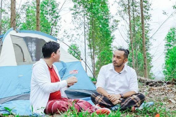 Giring Berkemah di Titik Nol IKN Nusantara, Hensat Berkomentar, Jleb - JPNN.COM