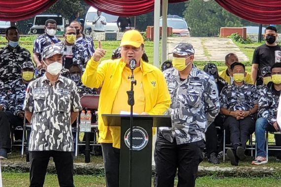 Airlangga Ajak Seluruh Kader Bapera Berada di Garis Depan - JPNN.COM