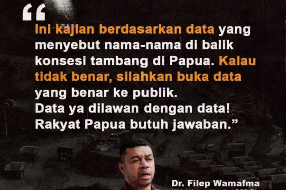 Senator Filep Berharap Haris Azhar-Fatia Ungkap Kebenaran Persoalan di Papua - JPNN.COM