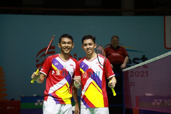 Hempaskan Wakil Malaysia, Fajar/Alfian Juara Swiss Open 2022 - JPNN.COM