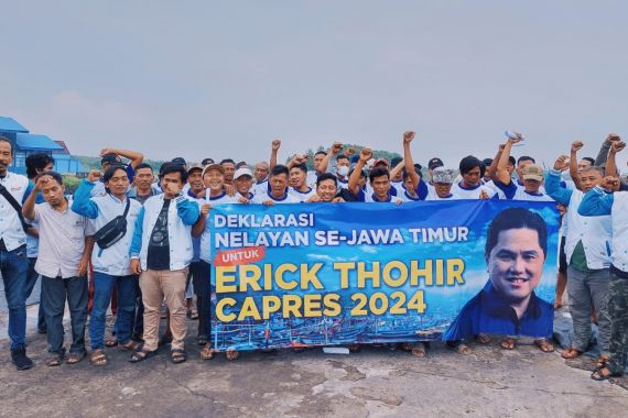 Ratusan Nelayan di Jatim Dukung Erick Thohir di Pilpres 2024 - JPNN.COM
