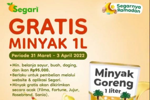 Cari Minyak Goreng Murah, ya Bun? Ini Gratis, Syaratnya Gampang - JPNN.COM