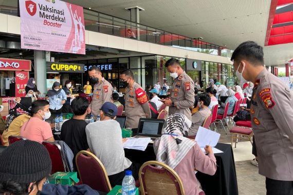 Jelang Ramadan, Vaksinasi Booster Milik Polda Metro Jangkau 50 Ribu Lebih Warga di Jakarta - JPNN.COM