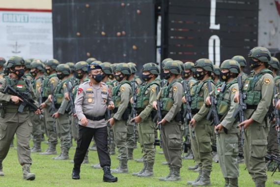 Sambut Kepulangan 205 Personel Brimob, Irjen Panca Bangga - JPNN.COM