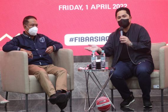 Erick Thohir-Danny Kosasih Apresiasi Menpora Amali Dukung Penuh Basket Indonesia - JPNN.COM