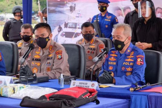 Polda Riau Lagi-lagi Gagalkan Peredaran Narkoba, Jenderal dari Mabes Sampai Turun Tangan - JPNN.COM