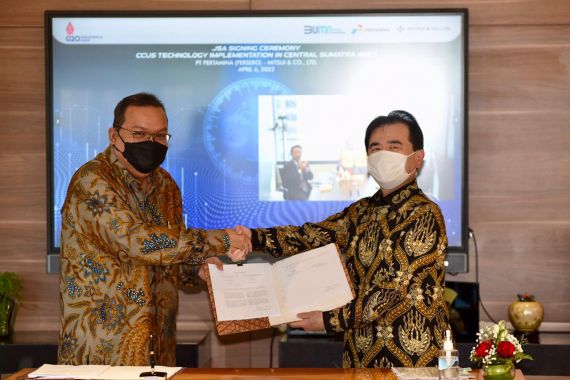 Gandeng Mitsui, Pertamina Jajaki Penerapan Teknologi CCUS di Indonesia - JPNN.COM