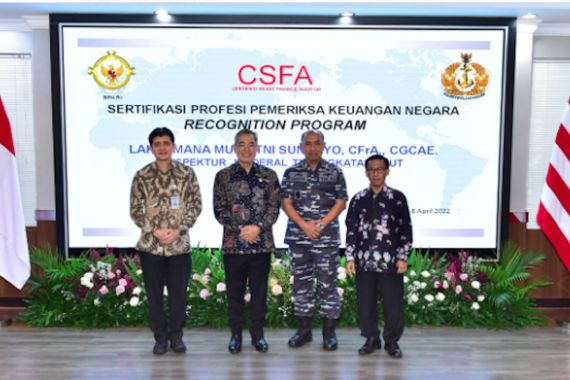 Irjenal Terima Sertifikasi CSFA Recognation Program dari BPK - JPNN.COM