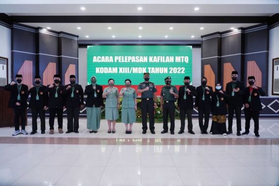 12 Qari dan Qariah Kodam Merdeka Ikut MTQ Nasional TNI AD, Mayjen Denny: Keluarkan Kemampuan Terbaik - JPNN.COM