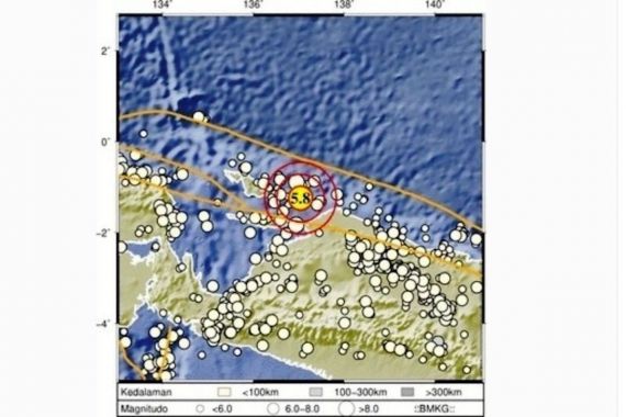 Gempa Bumi Magnitudo 5,8 Guncang Yapen Papua, Warga Biak Berhamburan Keluar Rumah  - JPNN.COM
