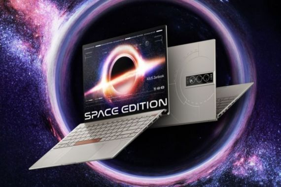 Penampakan Asus ZenBook 14X OLED Space Edition, Laptop dengan Elemen Futuristik - JPNN.COM