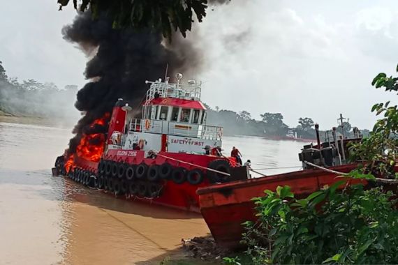Tugboat Bojoma 2906 Terbakar, 1 Orang ABK Tewas, Begini Kondisinya - JPNN.COM