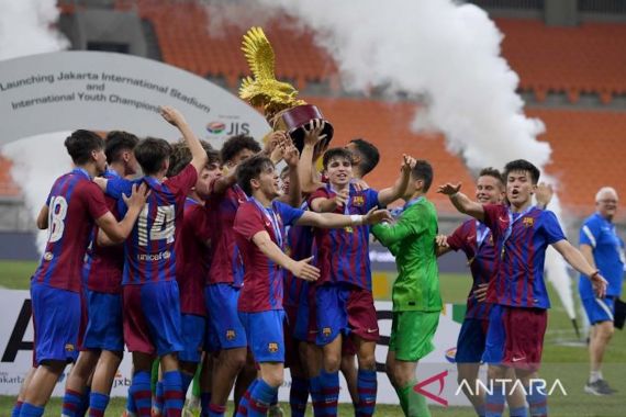 Barcelona U-18 Juara IYC 2021 Usai Taklukkan Atletico Madrid U-18 1-0 - JPNN.COM