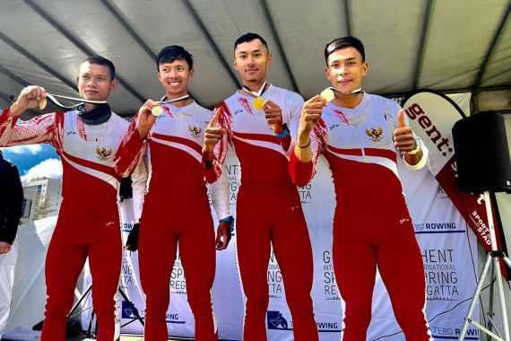 Top, Prajurit TNI AL Raih 4 Medali Emas Kejuaraan Dayung Internasional - JPNN.COM