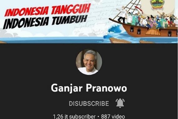Akun YouTube Ganjar Pranowo Sudah Pulih Seusai Diretas, Alhamdulillah - JPNN.COM