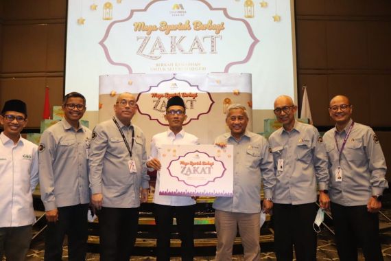 Lazisnu PBNU Salurkan Zakat Korporasi Bank Mega Syariah - JPNN.COM