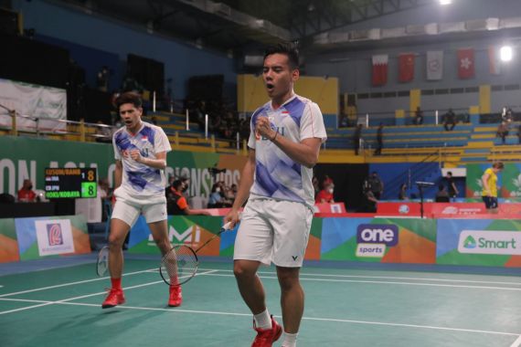 Ganyang Malaysia, Pramudya/Yeremia Juara Badminton Asia Championship 2022 - JPNN.COM