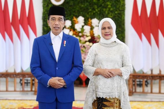 Hilal Belum Diumumkan, Jokowi Sampaikan Selamat Idulfitri - JPNN.COM